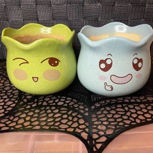 Cartoon Planters - Set of 2